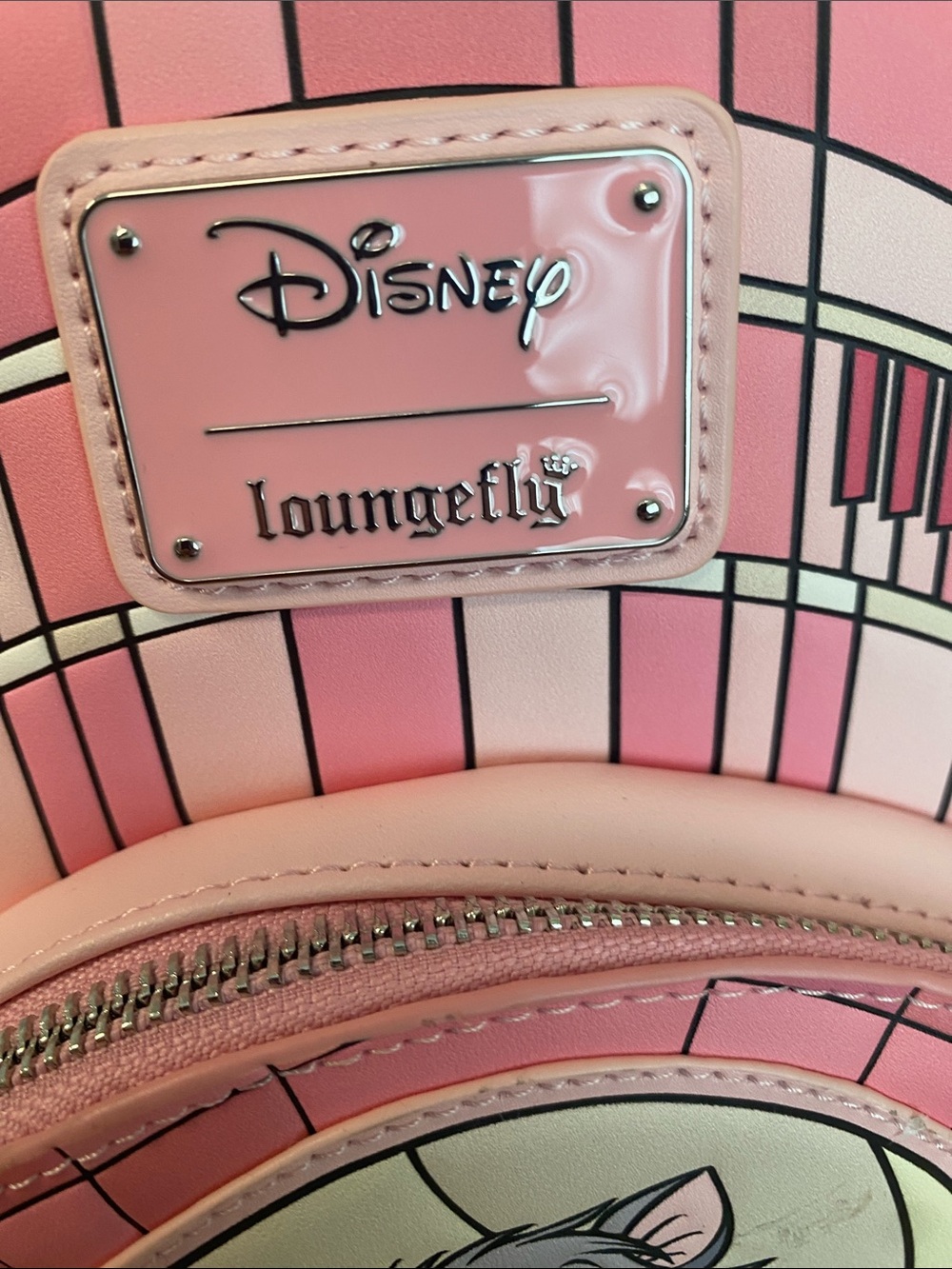 Loungefly Pink Aristocats Trio Mini Backpack - Picture 9 of 11